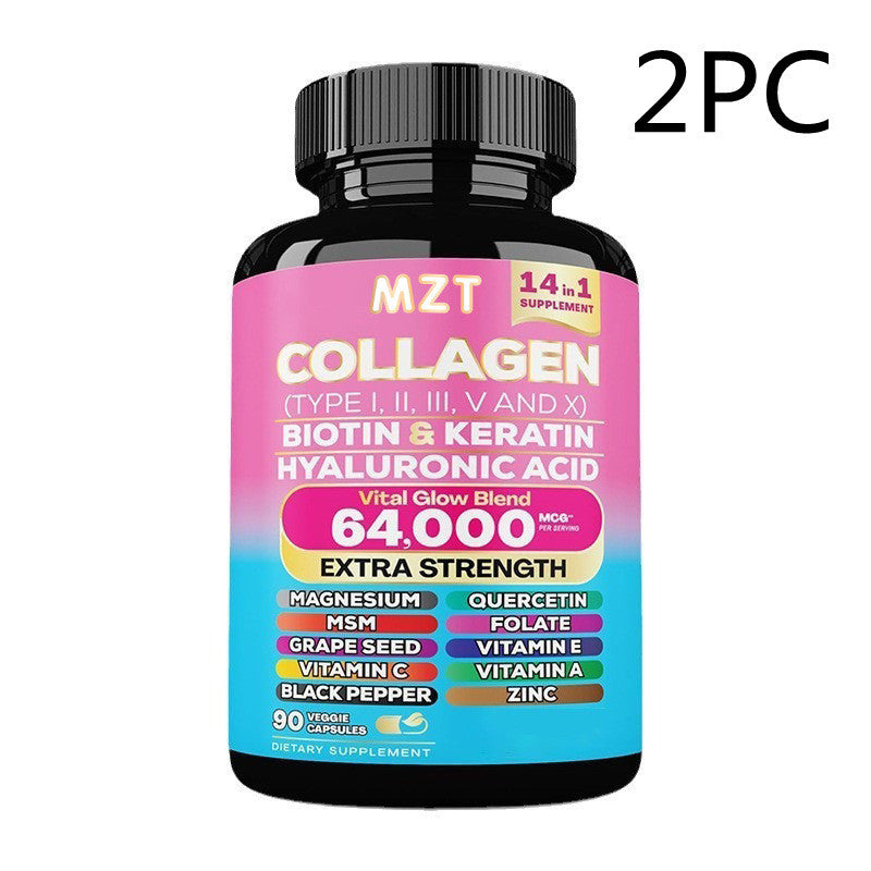 Collagen Capsule Supplement dose package
