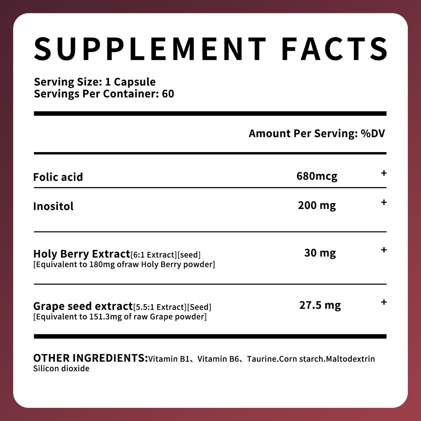 Women's Skincare Vitamin Capsules Vitamins complex