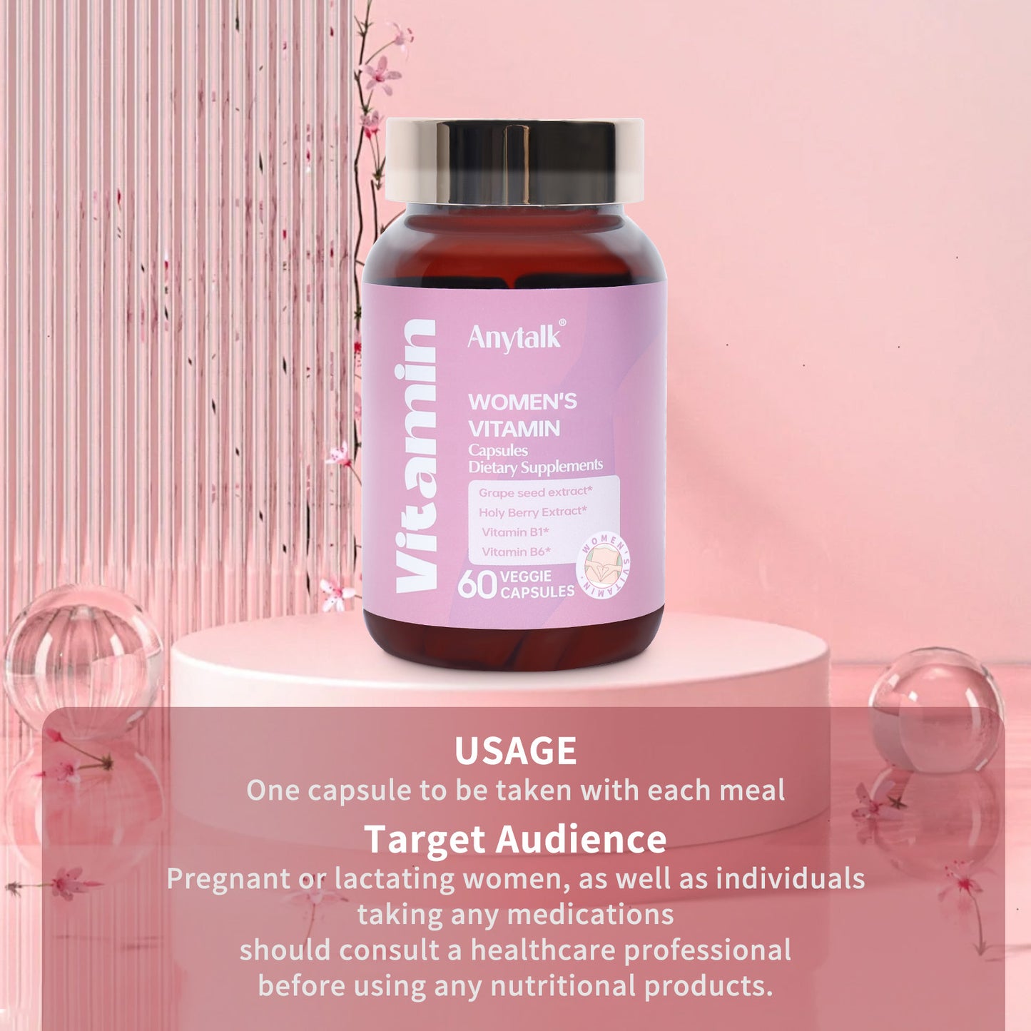 Women's Skincare Vitamin Capsules Vitamins complex