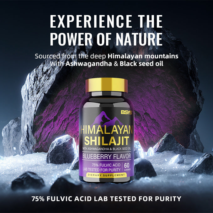 BSYS SHILAJIT GUMMIES 60 GUMMIES 600 BOOST