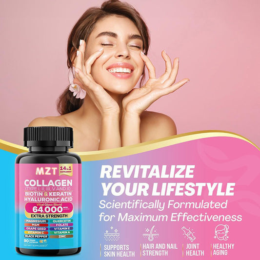 Collagen Capsule Supplement dose package