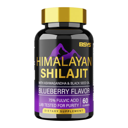 BSYS SHILAJIT GUMMIES 60 GUMMIES 600 BOOST
